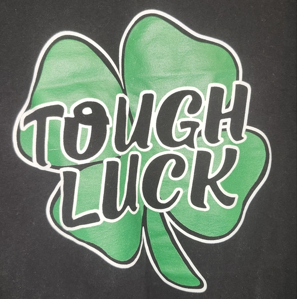 Primanti Brothers Gildan Dryblend Medium Tough Luck St Patricks Day Tshirt - Picture 7 of 7